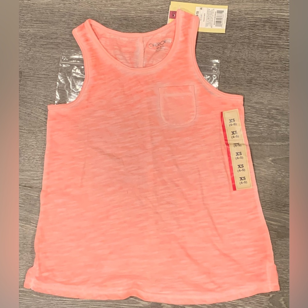 Cherokee Girls Size XS 4-5 Tank Top Shirt